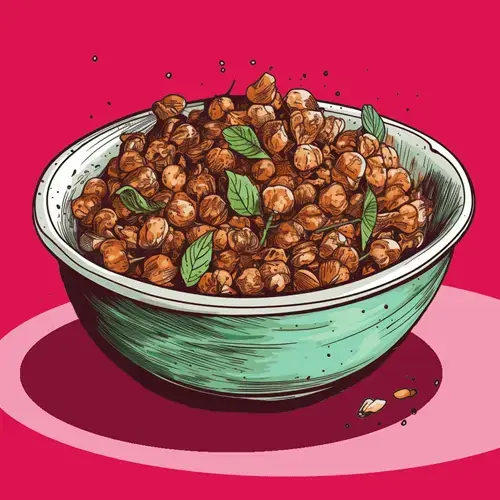 Roasted cumin chickpeas